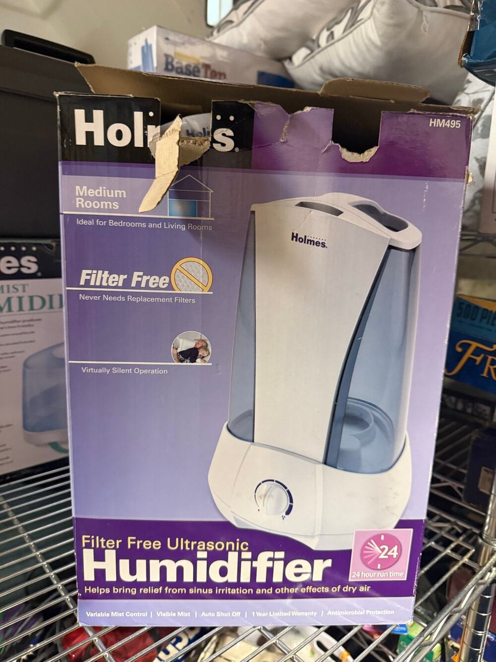 Holmes HM495UC Medium Room Ultrasonic Humidifier Medium Rooms